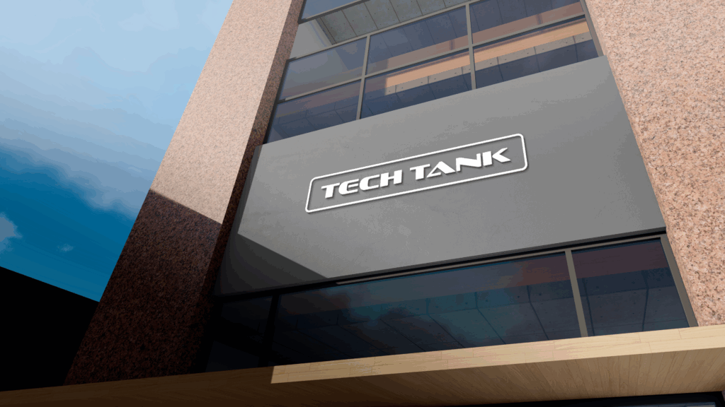 Fachada da sede da Tech Tank, empresa especializada em reservatórios e soluções para armazenamento industrial.
