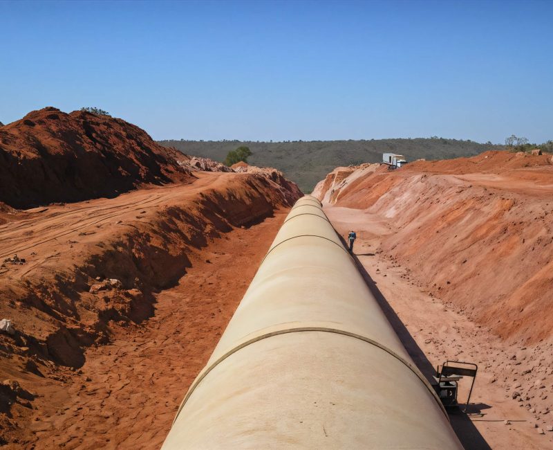 Tubos PRFV da Tech Tank para sistemas de saneamento e transporte de água e efluentes.